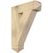 Ekena Millwork Traditional Arts & Crafts Rough Sawn Bracket, Douglas Fir, 6"W x 24"D x 32"H BKT06X24X32TRA03RDF - alternate 1